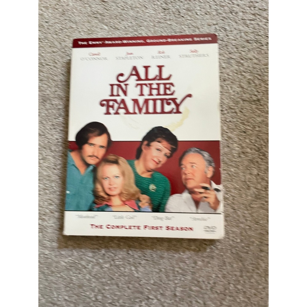 All in the Family The Complete First Season DVD 3-Disc Set 2002 Carroll O'Connor